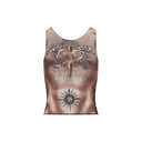 Jean Paul Gaultier Safe Sex Tattoo Top