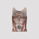 Jean Paul Gaultier Safe Sex Tattoo Top
