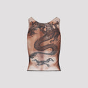 Jean Paul Gaultier Safe Sex Tattoo Top