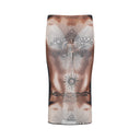 Jean Paul Gaultier Safe Sex Tattoo Midi Skirt