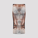 Jean Paul Gaultier Safe Sex Tattoo Midi Skirt