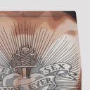 Jean Paul Gaultier Safe Sex Tattoo Midi Skirt