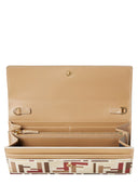Portefeuille Fendi "continental" avec chaîne