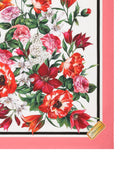 Dolce & Gabbana Silk Twill Blumendruckschal