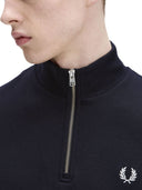 Fred Perry Halb -Zipper -Sweatshirt