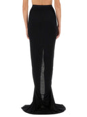 Rick Owens Lilies Long Skirt With Slit