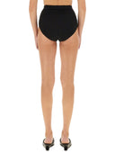 Rick Owens lilies pantalones cortos de cintura alta