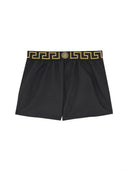 Versace Short Da Mare Con Bordo „Greca“