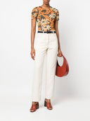 Giuliva Heritage Straight Leg Trousers With Five Pockets