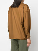 Giuliva Heritage Loose Fit Shirt With Blazer Collar And Pocket