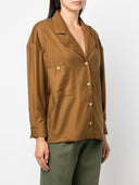 Giuliva Heritage Loose Fit Shirt With Blazer Collar And Pocket