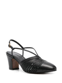 Giuliva Heritage 60 Leather Slingback Pumps