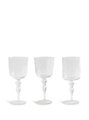 Bitossi Home Set 6 Calici Texture Trasparenti