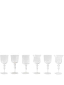 Bitossi Home Set 6 Calici Texture Trasparenti