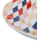 Bitossi Home Piatto Dessert Cm. 20,5, Quadri