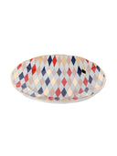 Bitossi Home Piatto Dessert Cm. 20,5, Quadri
