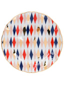 Bitossi Home Piatto Dessert Cm. 20,5, Quadri