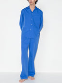 Tekla Unisex Sleepwear (Poplin) Long Sleeve Shirts