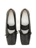 MM6 Maison Margiela lederen ballerina