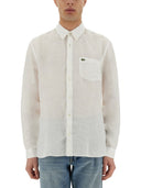 Camisa lacoste con logotipo
