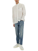 Camisa lacoste con logotipo