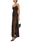 Staud "Trinity" Satin Dress