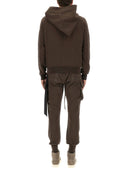 Rick Owens Drkshdw Asymmetrisches Zipper -Sweatshirt