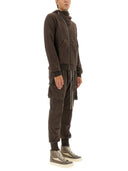 Rick Owens Drkshdw Asymmetrisches Zipper -Sweatshirt