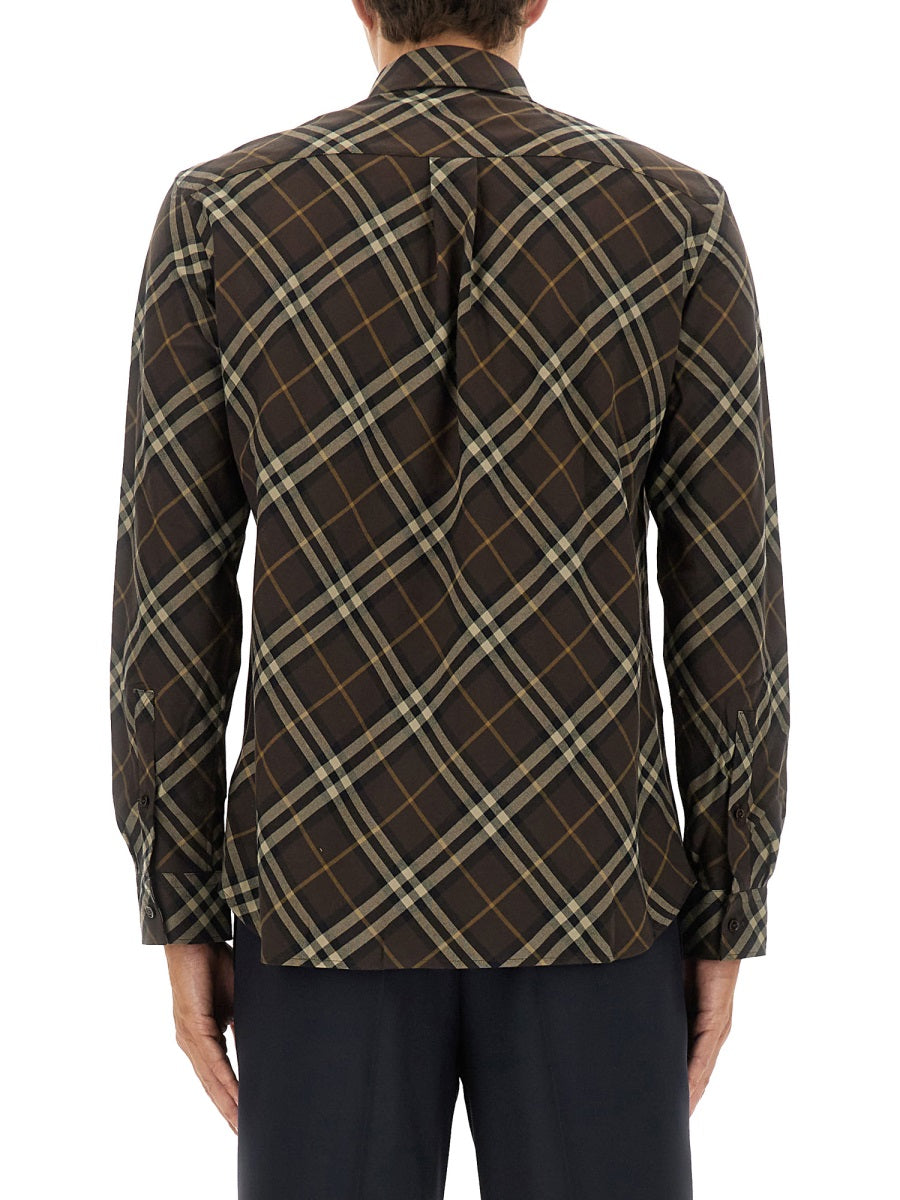 Burberry Cotton Flanel Check Shirt
