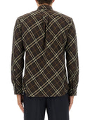 Burberry Cotton Flanel Check Shirt