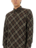 Burberry Cotton Flanel Check Shirt