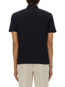 Zegna katoenen poloshirt met zak