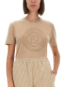 Camiseta fendi con logotipo