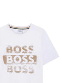 Boss T -Shirt mit Logo