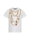 Balmain "kæder" T -shirts