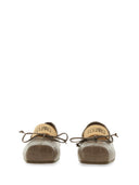 MM6 Maison Margiela Crocodile Effect Ballerina de cuero