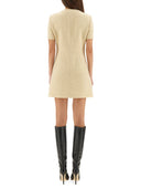 Gucci Textured Wool Tweed Dress