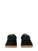 Zapatilla de cuero Tom Ford con logotipo