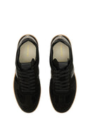 Zapatilla de cuero Tom Ford con logotipo