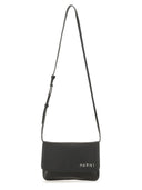 Bolso de hombro de cuero marni