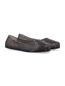 Scarpe basse dell'antica Grecia nere