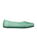 Scarpe basse dell'antica Grecia Verde