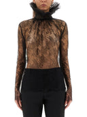 Alexander Mc Queen Floral Blonder Top