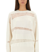 Fabiana Filippi Platinum And Mohair Knit