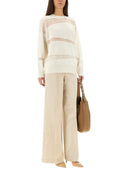 Fabiana Filippi Platinum And Mohair Knit