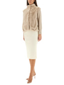Herno Faux Mink Fur Resort Jacket