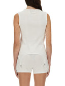 Jean Paul Gaultier Top With Garter Detail