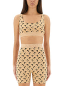 Marine Serre Top Bra "Moon"