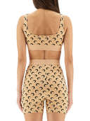 Marine Serre Top Bra "Moon"