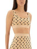 Marine Serre Top Bra "Moon"